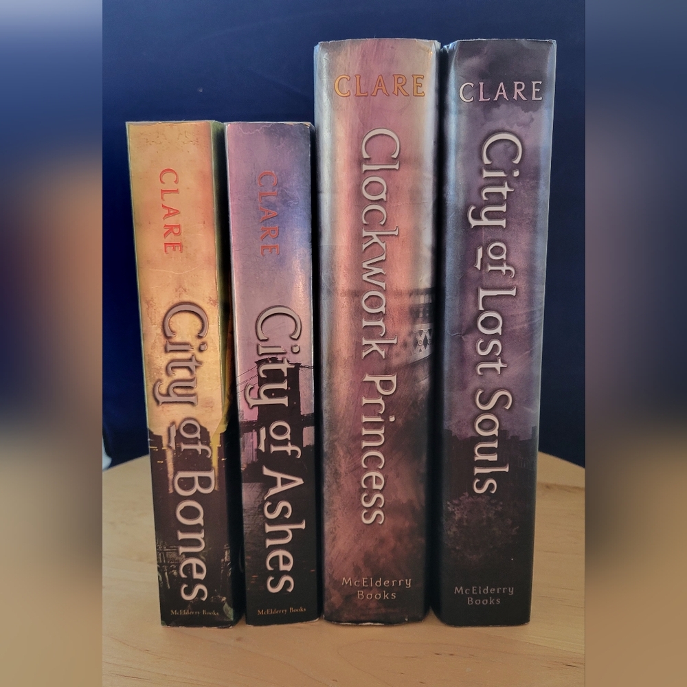 Lot Of 4 The Mortal Instruments Books 1,2,3,5. Cassandra Clare. Used, Good.